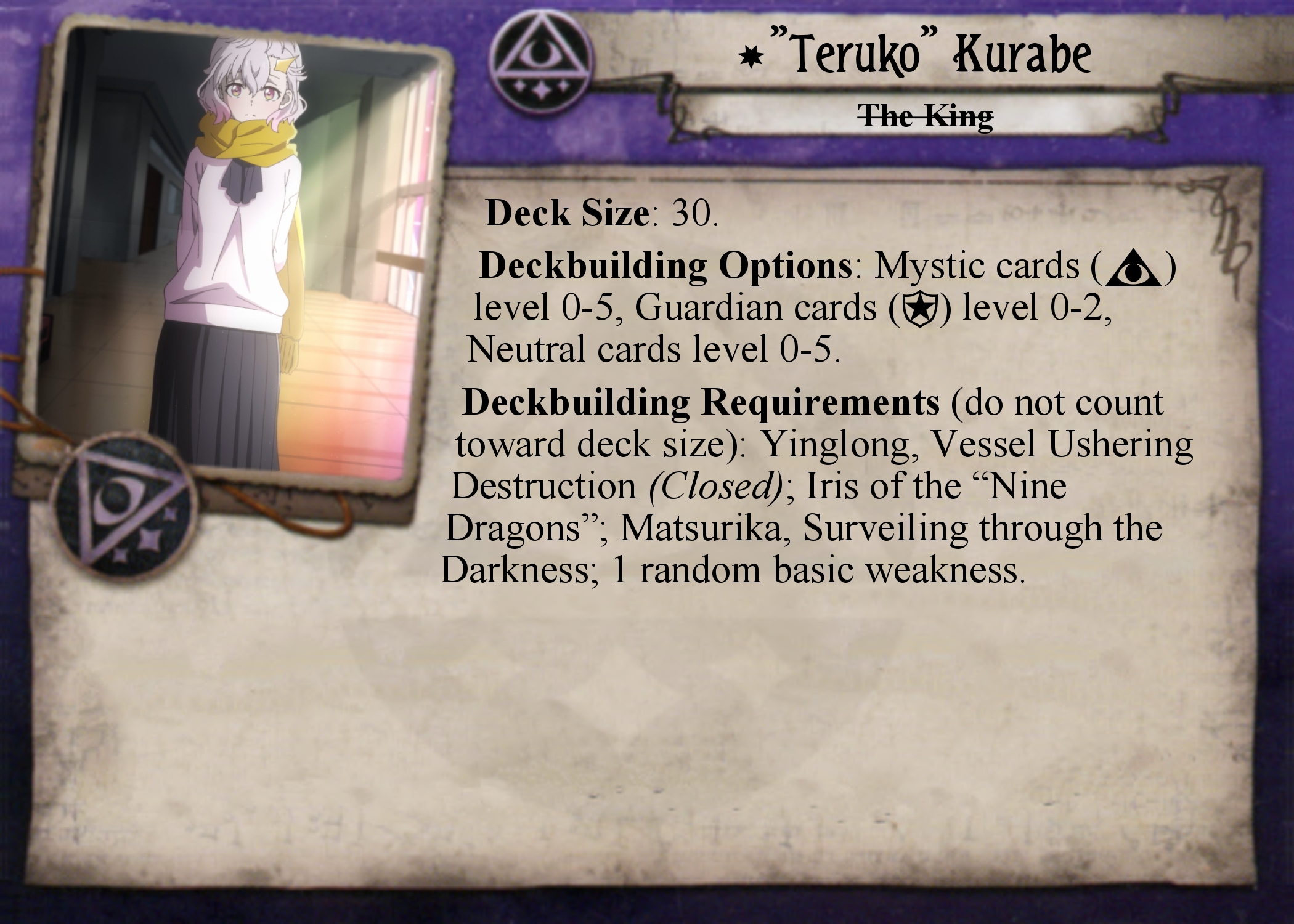 "Teruko" Kurabe