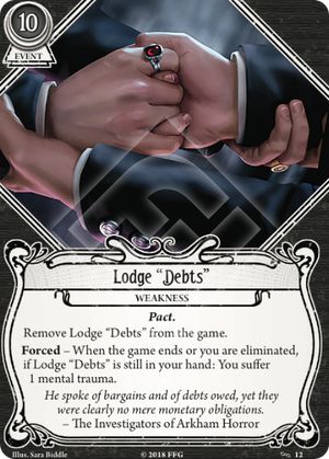 Lodge "Debts"