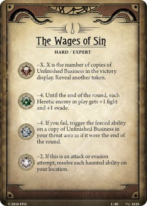 The Wages of Sin