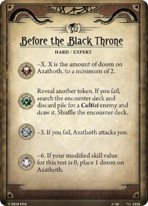 Before the Black Throne